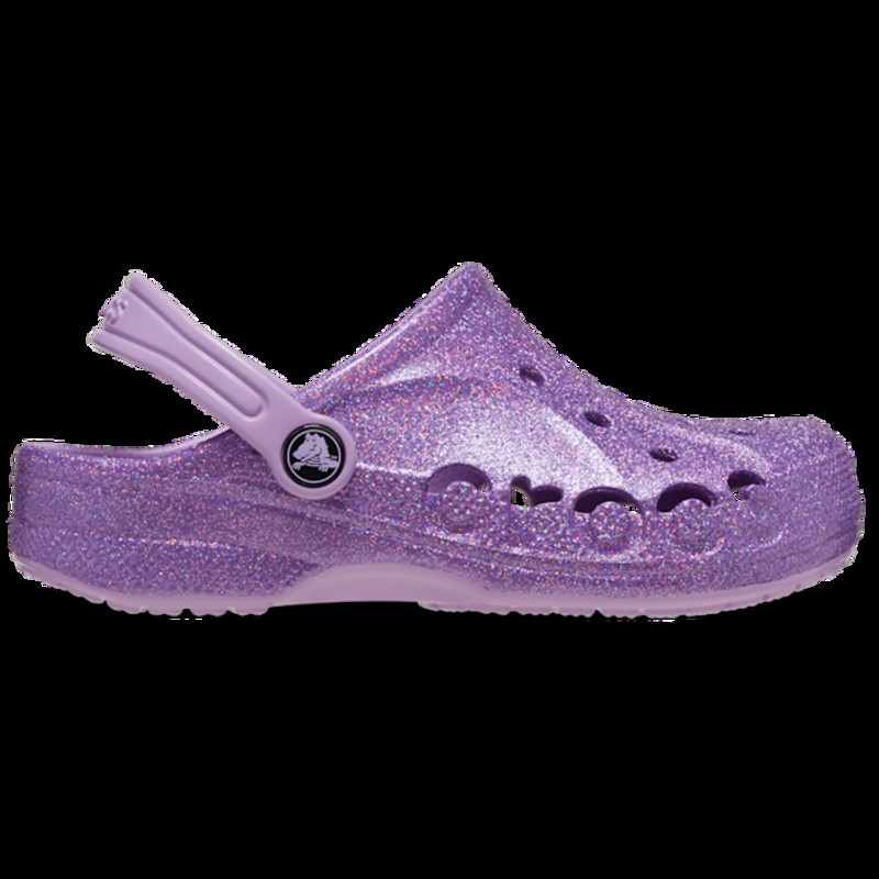 crocs Literide Kids Toddler Baya Glitter Clogs Orchid | 207014-5PR