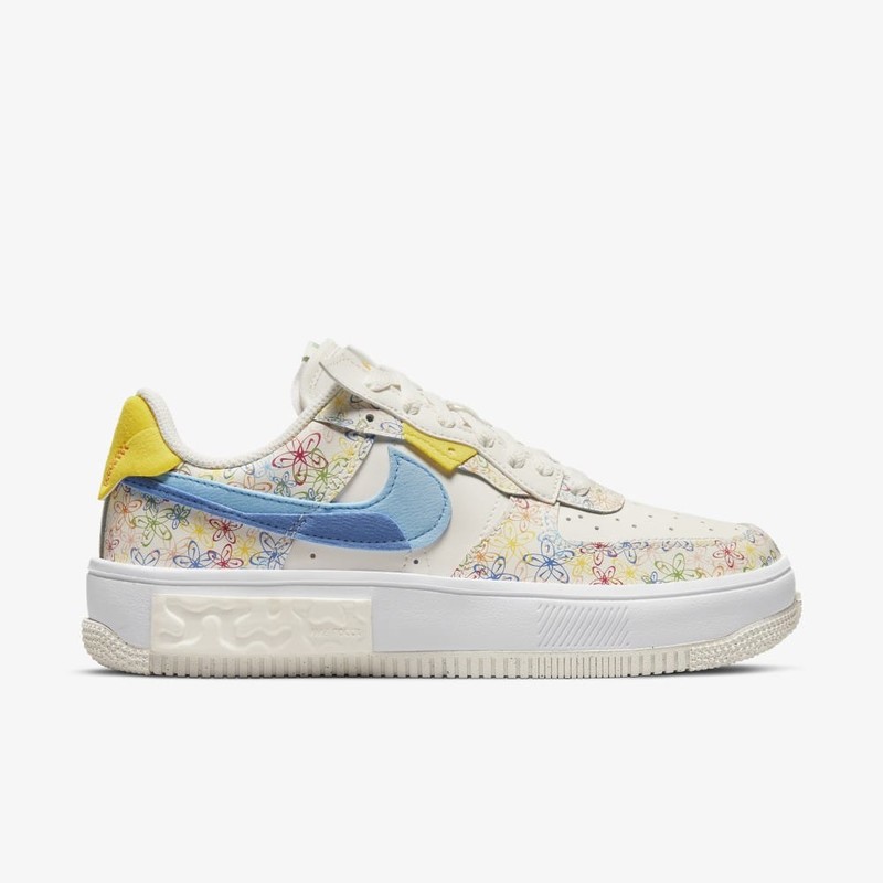 Nike Air Force 1 Fontanka Neon Green Yellow Women's Sneakers