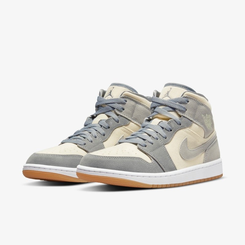 Air Jordan 1 Mid Cream Canvas | DN4281-100