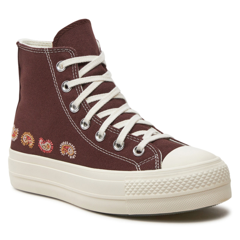 Converse Chuck Taylor All Star Lift Platform Crafted Evolution Converse UNT1TL3D High GS Not a Chuck Night Purple