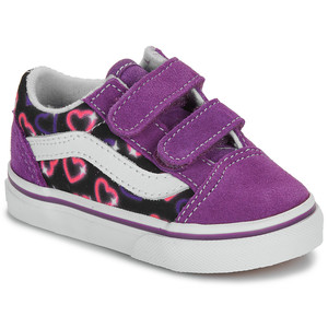 Vans Old Skool V Neon Hearts PURPLE/MULTI | VN000CRWBJD1