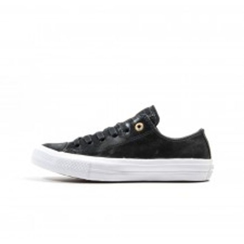 Converse All Star 2 Ox Womens Craft Leather - Black | 555958C