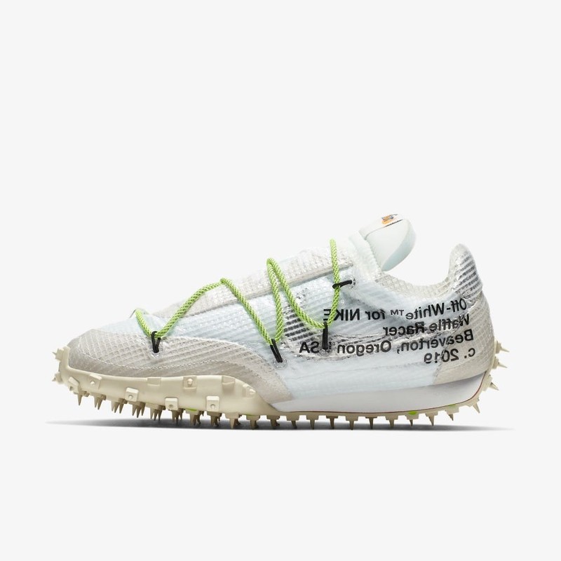 Off-White x Nike Waffle Racer White | CD8180-100