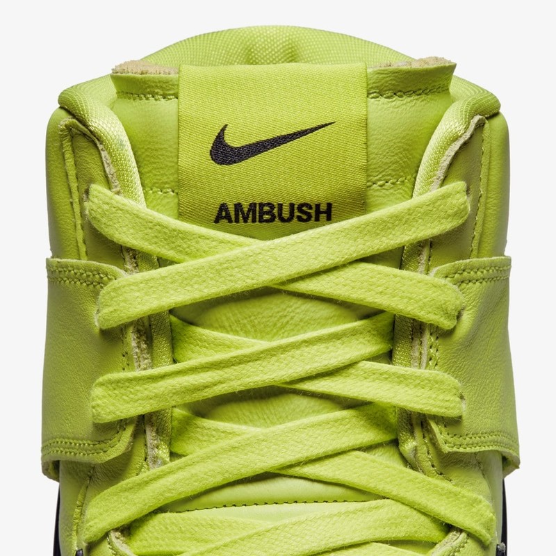 Ambush x Nike Dunk High Flash Lime | CU7544-300