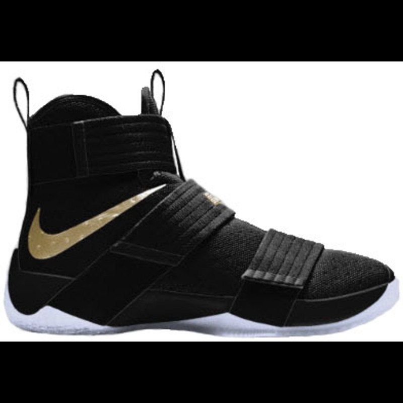 Lebron zoom soldier shop 10 black gold id