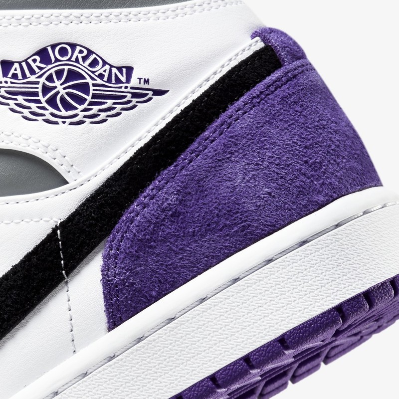 Air Jordan 1 Mid Purple Heel | 852542-105