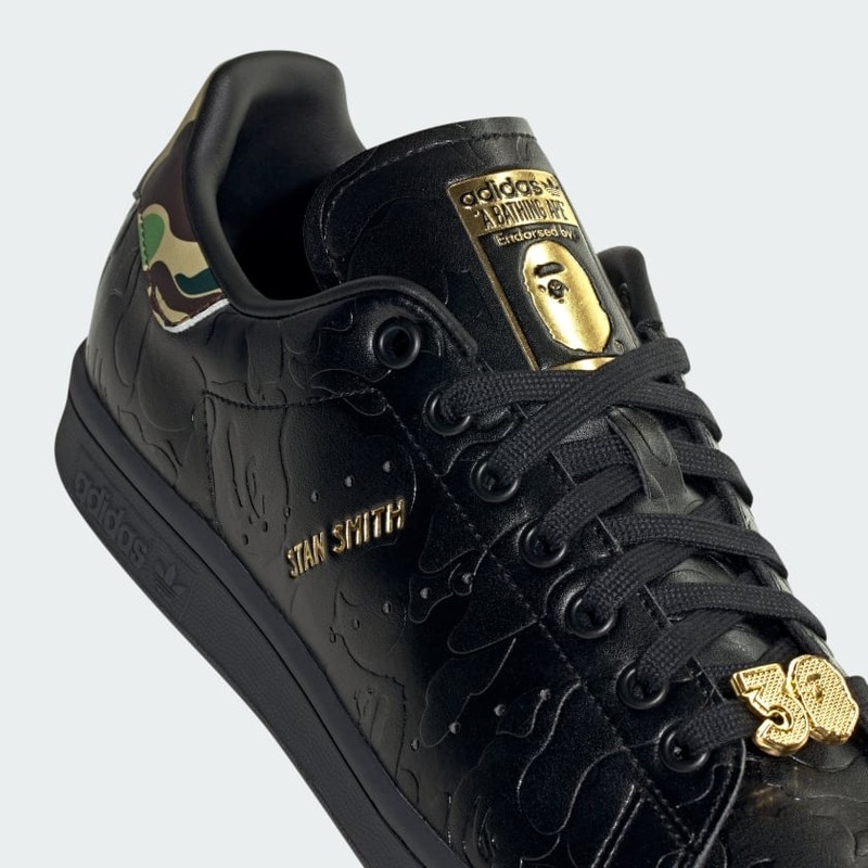 BAPE x adidas Stan Smith "30th Anniversary Black" | IG1116