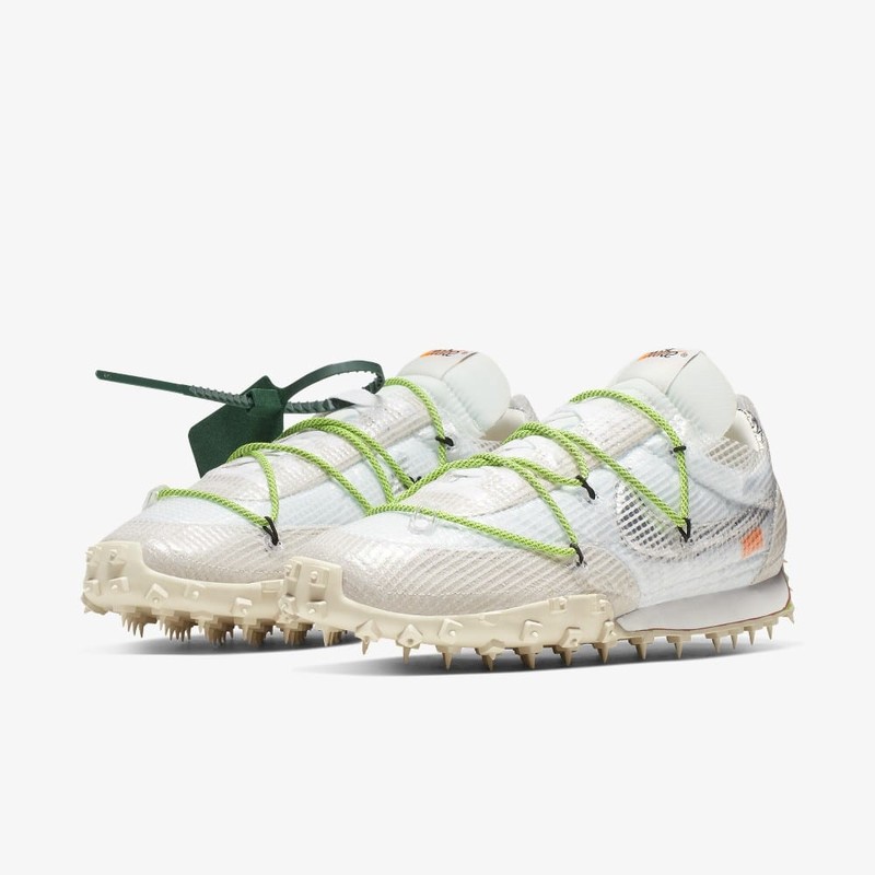 Off-White x Nike Waffle Racer White | CD8180-100