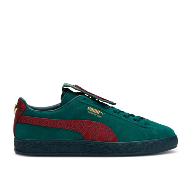 Puma x Garfield Graphic Tee 534433 86 x Suede 'Jacquard Print - Varsity Green' | 390988-02