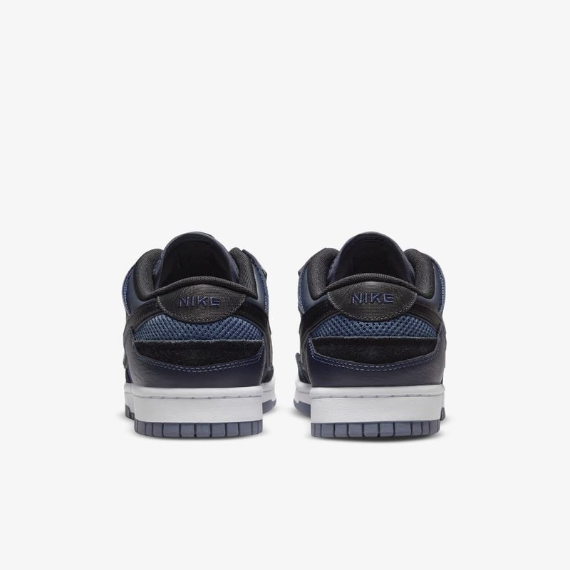 Nike Dunk Low Scrap Navy Black | DH7450-400