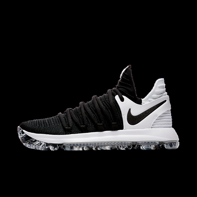 Nike zoom shop kd10 black/white