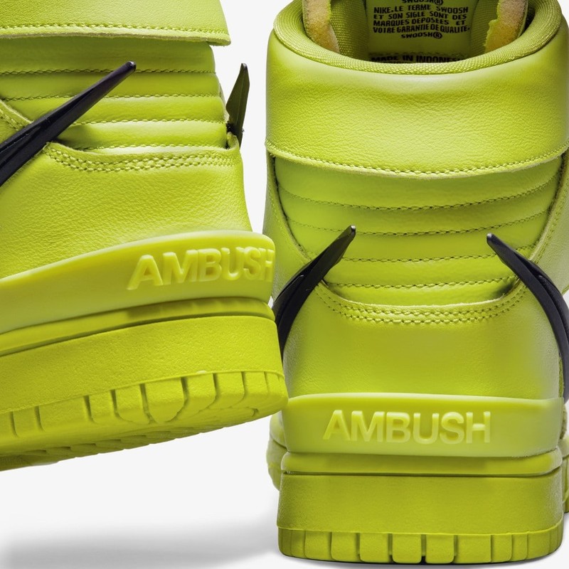 Ambush x Nike Dunk High Flash Lime | CU7544-300