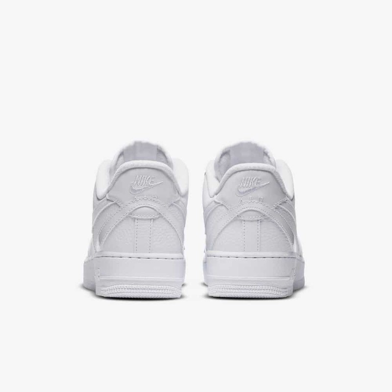 Nike Air Force 1 Misplaced Swoosh Triple White | CK7214-100