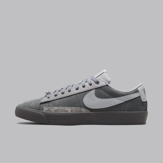 Forty Percent Against Rights entwirft mit Nike SB einen grauen Blazer Low