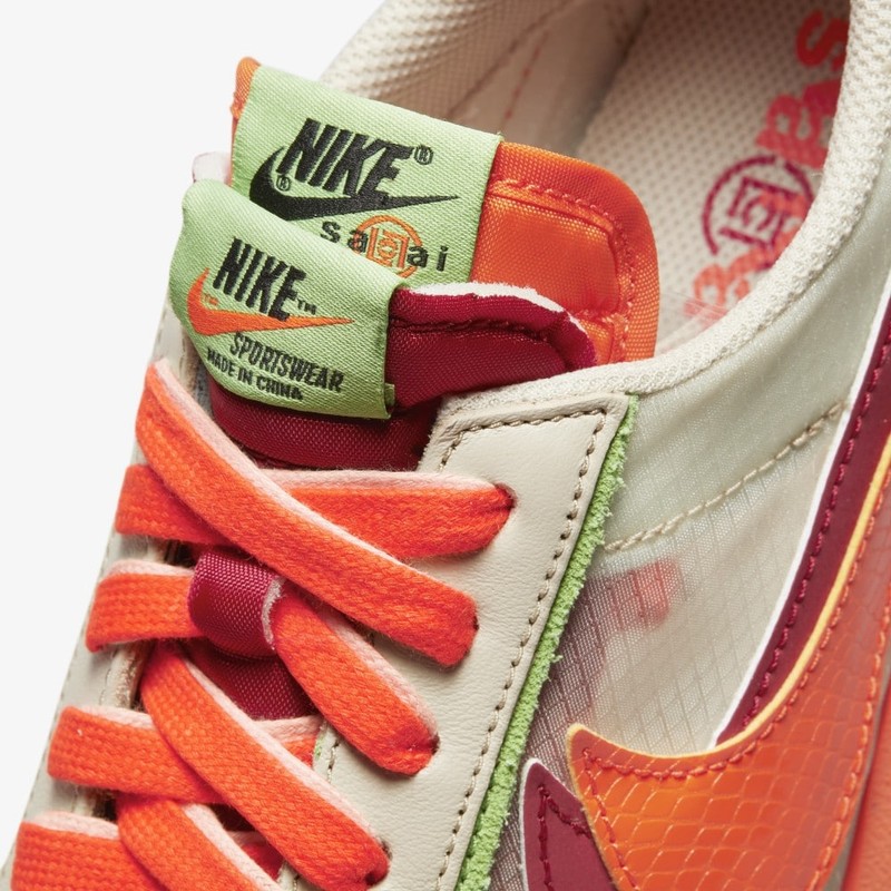 CLOT x sacai x Nike LDWaffle Orange | DH1347-100