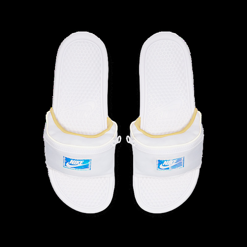 Nike benassi slides with hotsell fanny pack