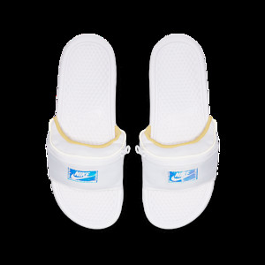 Nike Benassi JDI Fanny Pack White Topaz Gold | CJ0604-100