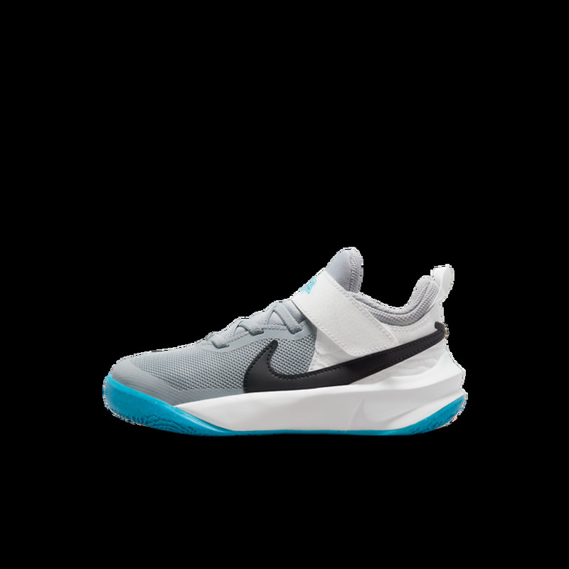 Nike Team Hustle D 10 Grey Blue Lightning (PS) | CW6736-104