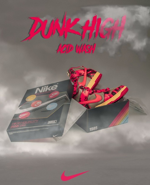First Look: Nike Dunk High 1985 "Acid Wash"
