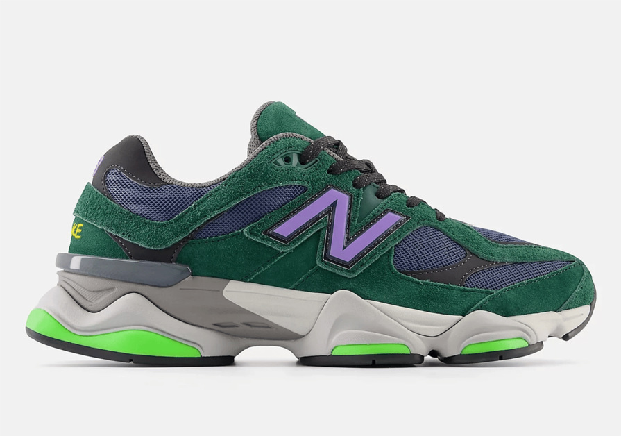 New balance shop green purple