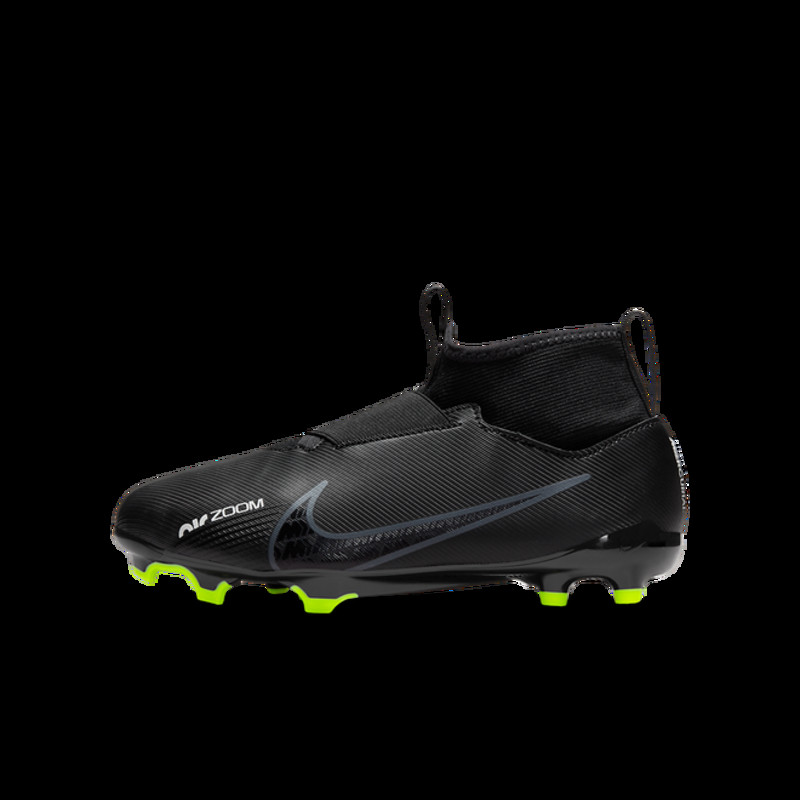 Nike Zoom Mercurial Superfly 9 Academy FG MG GS 'Black Dark Smoke Grey' | DJ5623-001