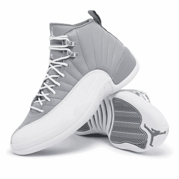 Jordan 12 hot sale silver