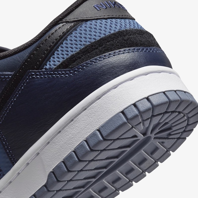 Nike Dunk Low Scrap Navy Black | DH7450-400