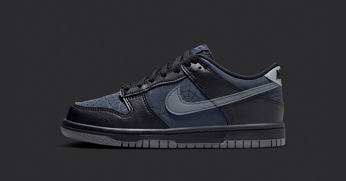 Nike Dunk Low GS "Black Symbiote Suit": With Spidey's Dunk through autumn 2024