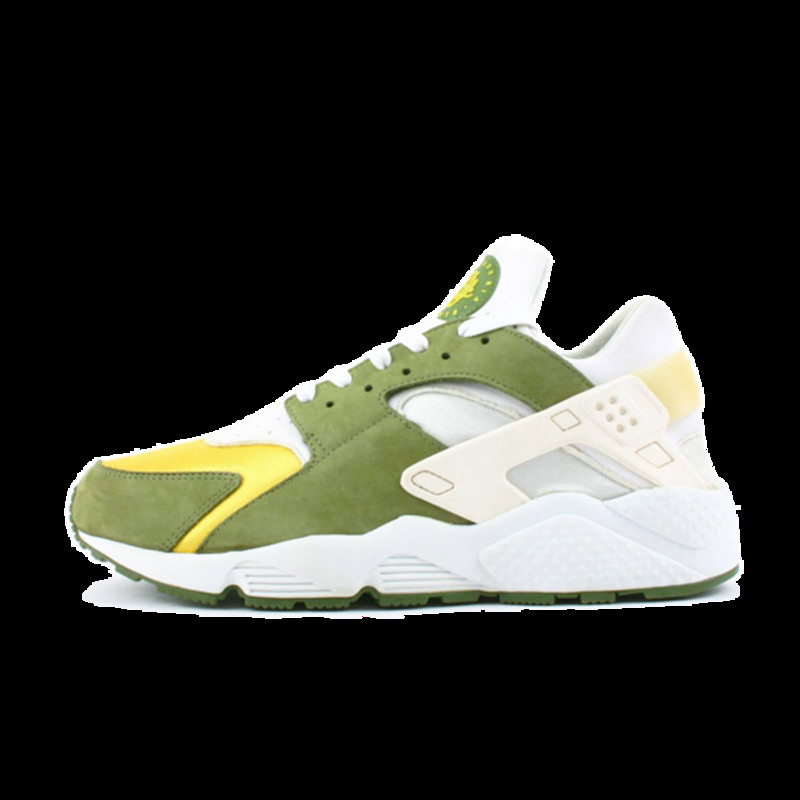 Stussy X paint nike Air Huarache LE QS 'Varsity Maize' | DD1381-300