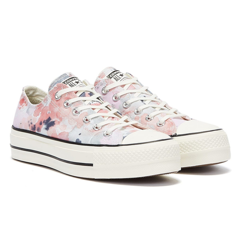 Converse All Star Lift Summer Daze Ox Womens White / Pink Trainers | 570970C