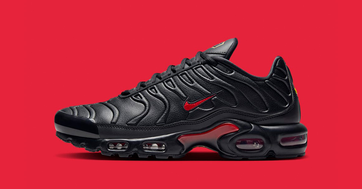 Nike bringt den Air Max Plus Leather "Bred" in 2024 auf den Markt