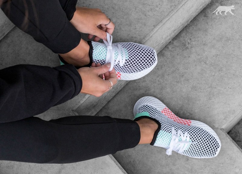 adidas Deerupt Runner Black/Mint | B28076 | Grailify