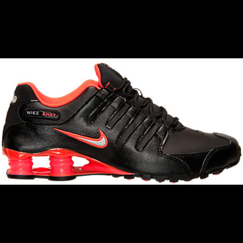 Nike shox nz black sales red