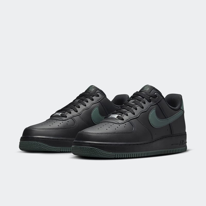 Nike Air Force 1 Low Black Vintage Green FJ4146 001 Grailify