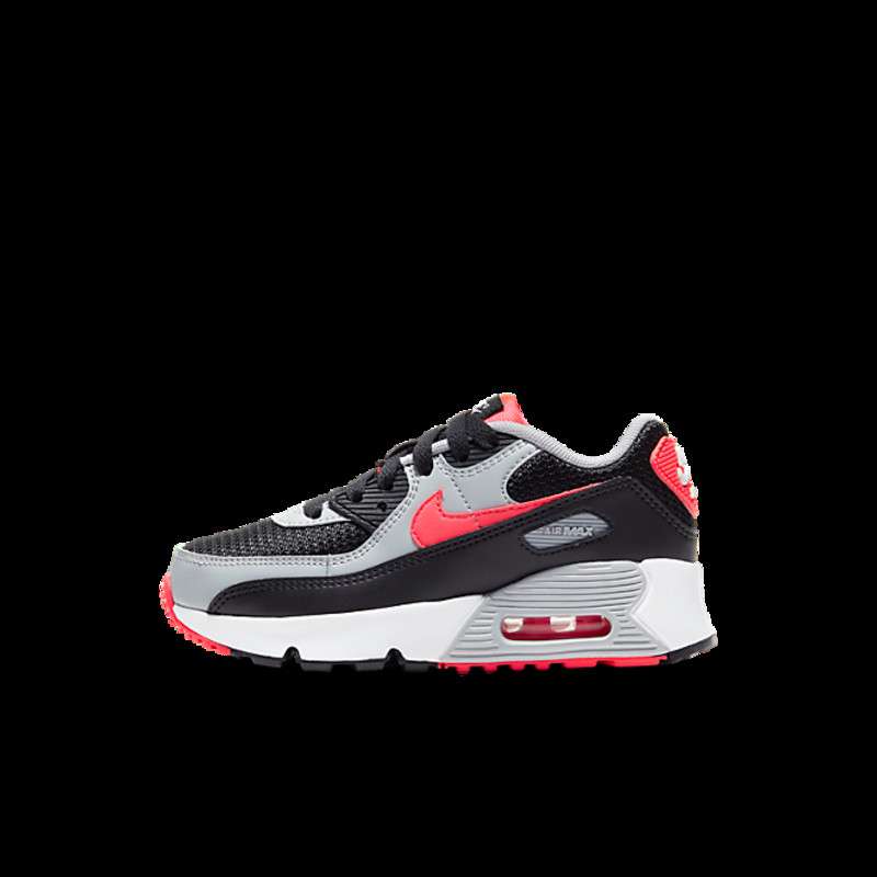 Nike Air Max 90 Black Radiant Red Wolf Grey (PS) | CD6867-009