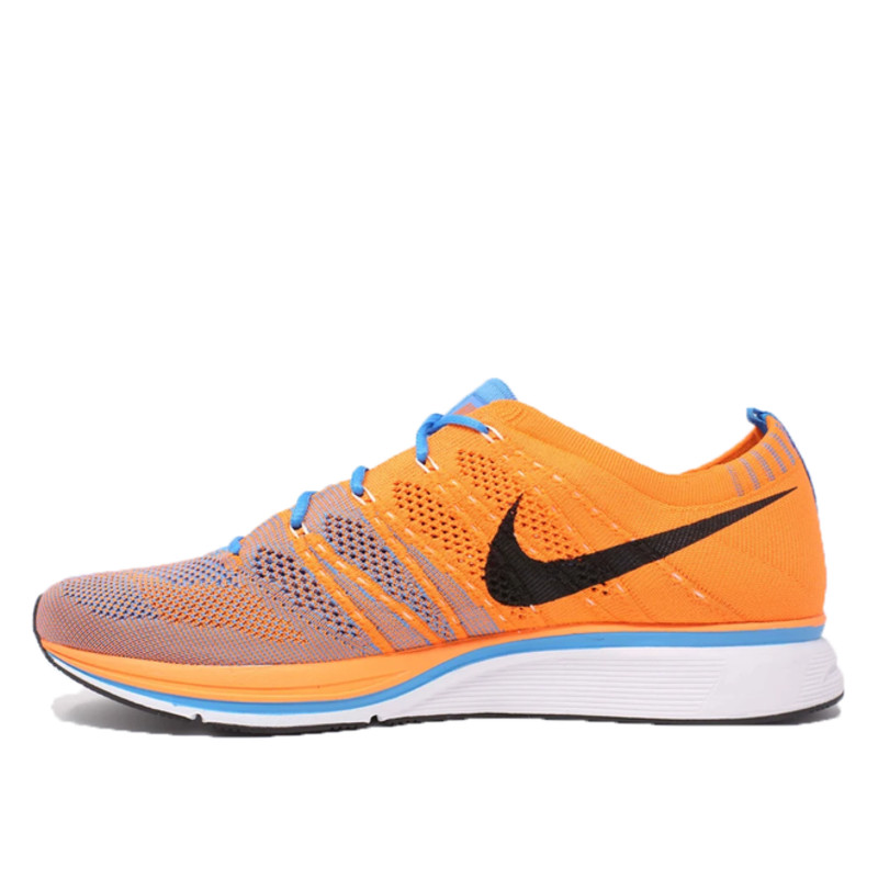 Nike Flyknit Trainer+ Total Orange Blue Glow (2012) | 532984-884