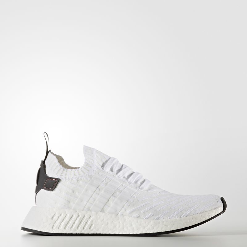 adidas NMD R2 Primeknit White Black BY3015