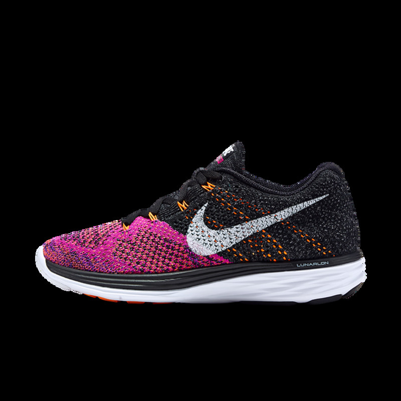 Flyknit lunar 3 2024 black white pink