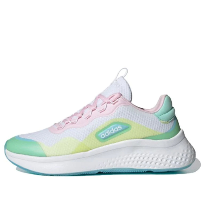 Adidas neo outlet white and pink