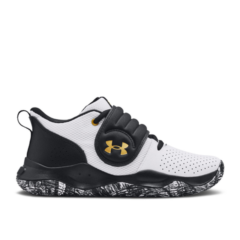 Under Armour Zone BB GS 'White Black Gold' | 3024262-102