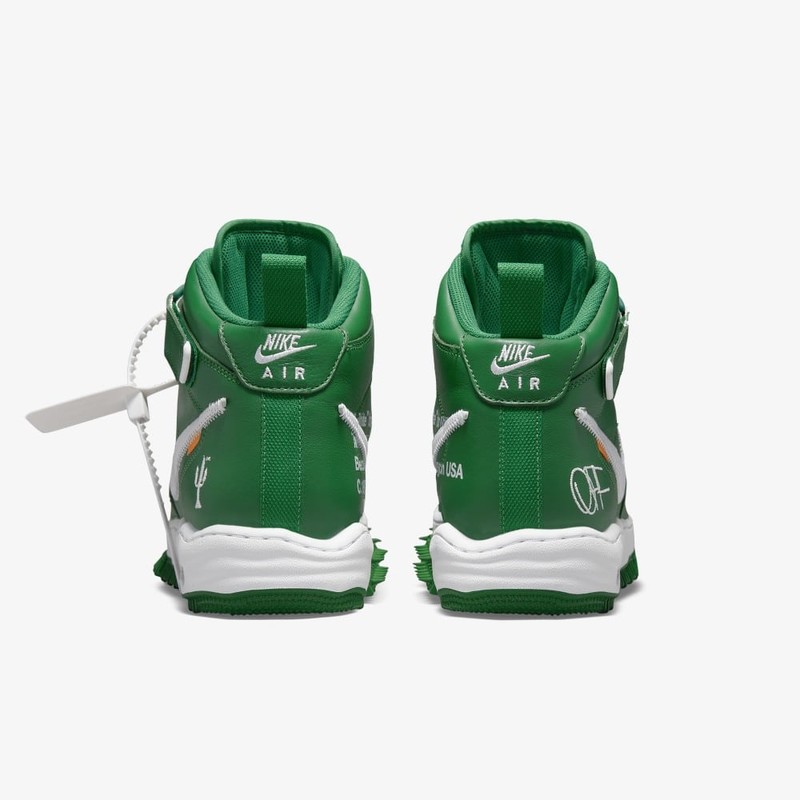 Off-White x Nike Nike Repeat Pack Sorte joggingbukser med logobånd og tætsiddende buksekanter Mid Pine Green | DR0500-300