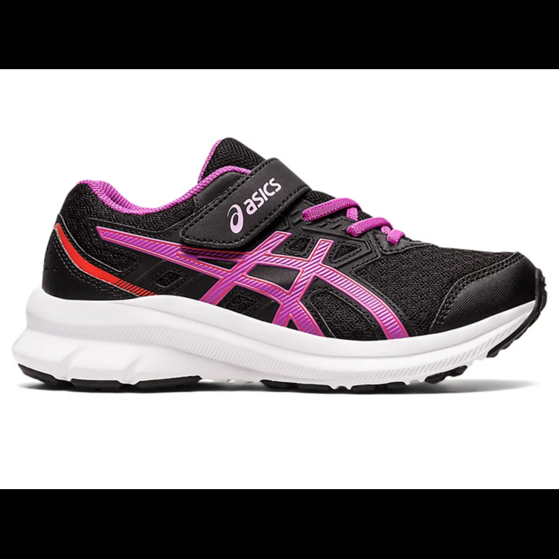 Kids ASICS Jolt 3 Cozy Wear-resistant Black Purple Black | 1014A198-013