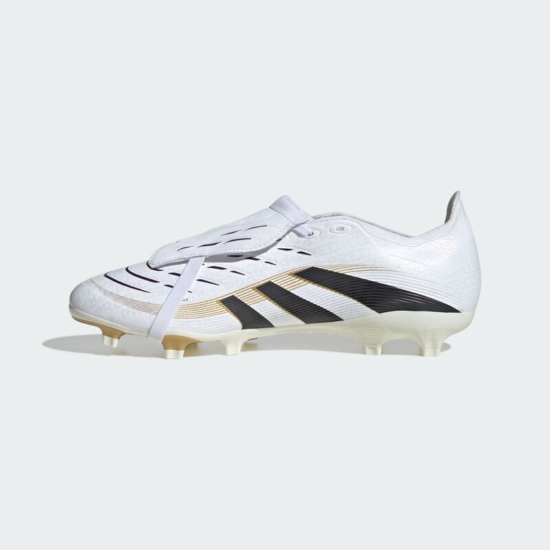 adidas Predator League Fold-Over Tongue FG/MG "White/Gold" | JI1114