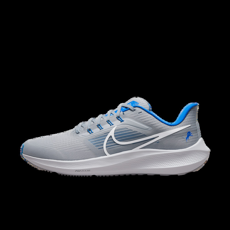 Unisex Nike Gray Detroit Lions Zoom Pegasus 39 Running Shoe