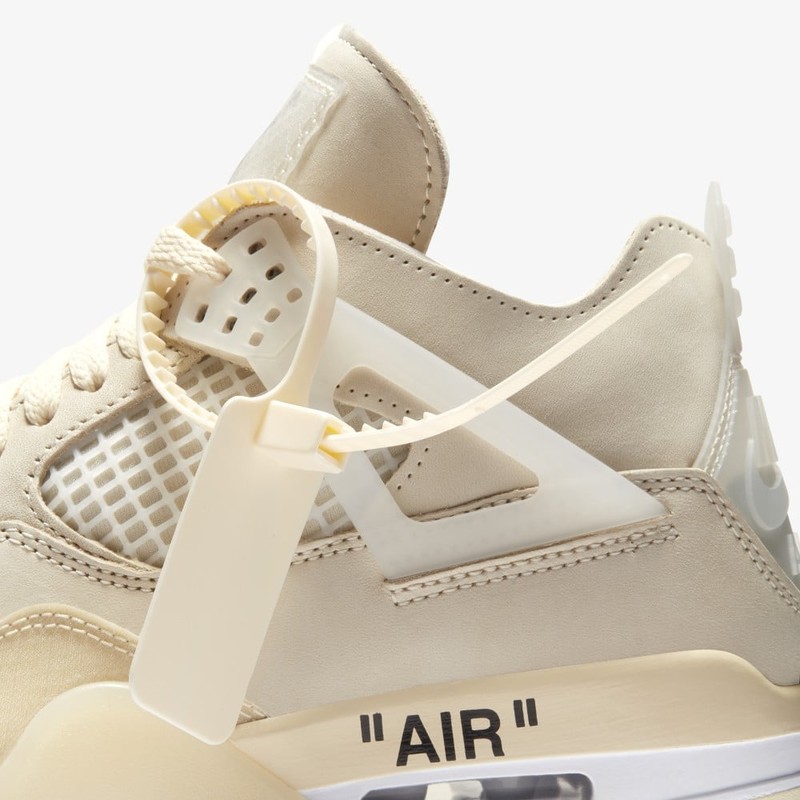 Off-White x Air Jordan 4 Sail | CV9388-100