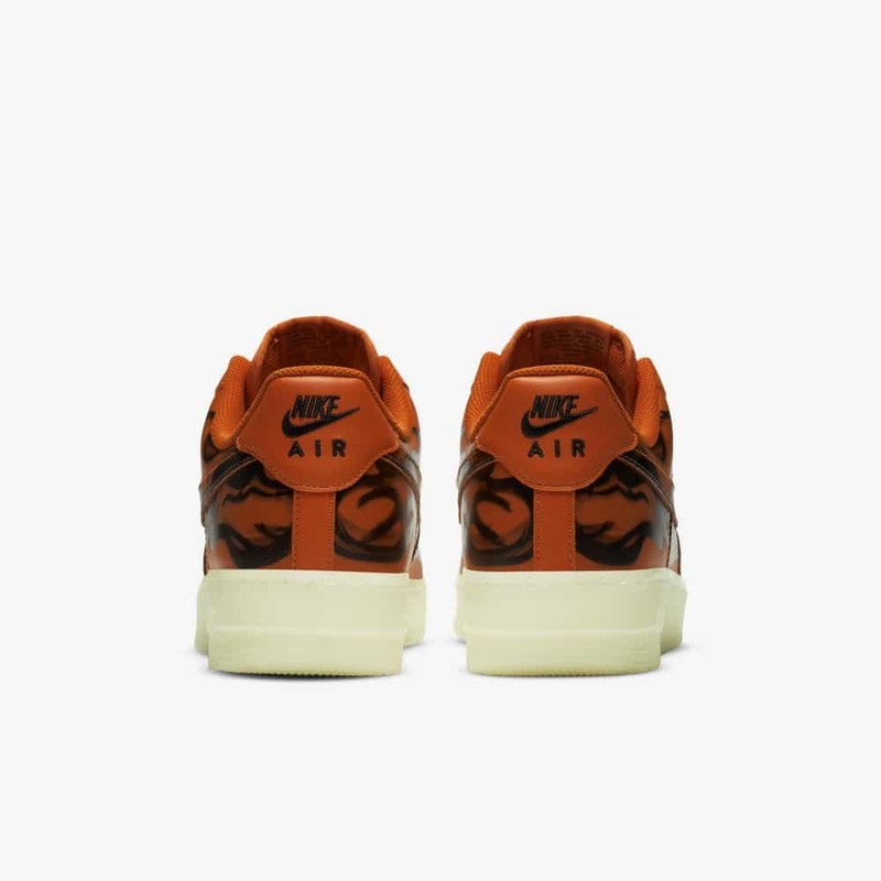 Nike Air Force 1 Orange Skeleton | CU8067-800