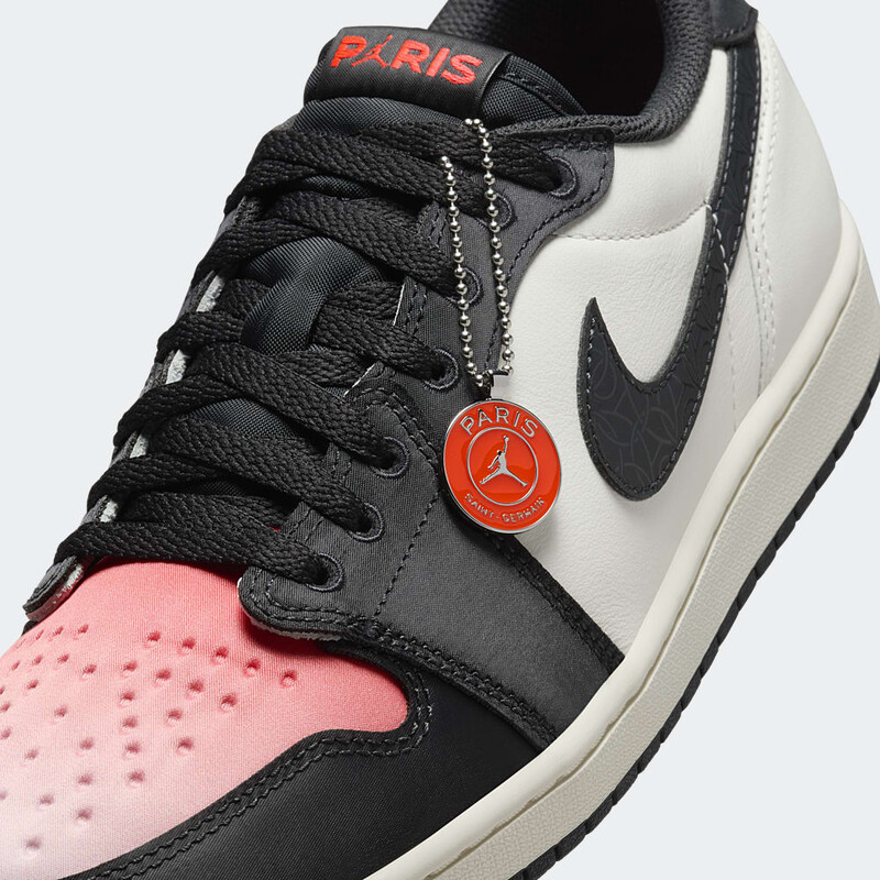 PSG x Air Jordan 1 Low OG Pink Oxford HF8828 100 Grailify