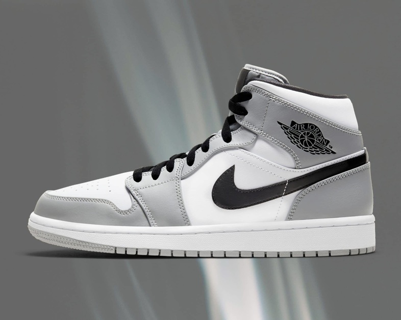 Verpasst den Air Jordan 1 Mid Light Smoke Grey nicht