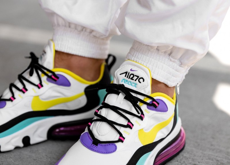 Nike Air Max 270 React Bright Violet Arriving This Week •