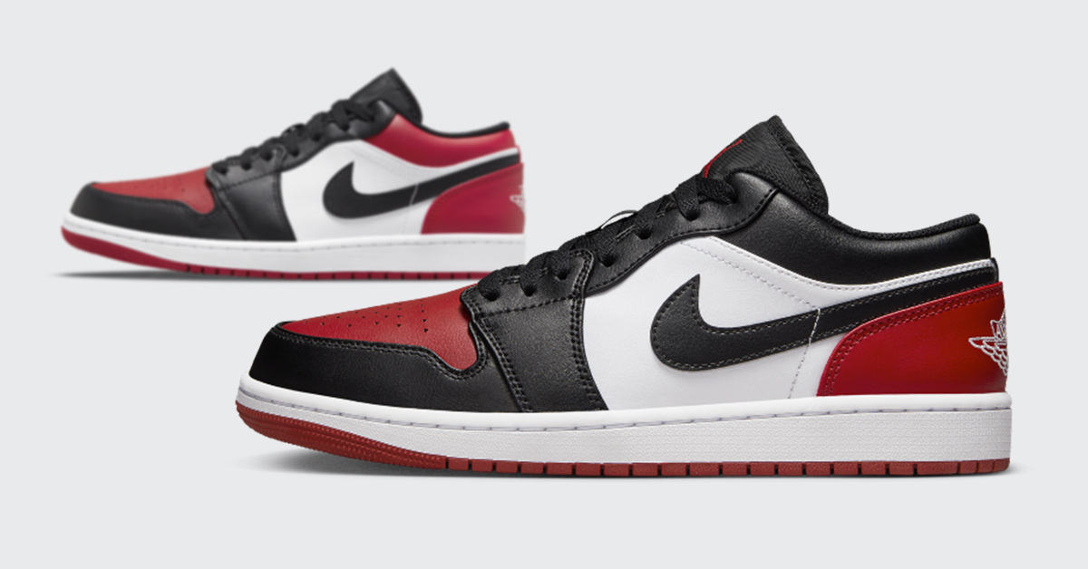 Kleine Veränderungen bei dem Air Jordan 1 Low „Bred Toe“